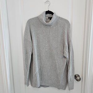J Crew Cotton Cashmere Cowl Neck Sweater